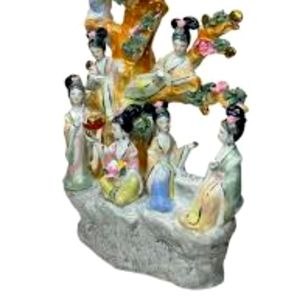 Porcelain figurine Oriental lusterware